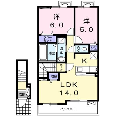 Ｐｒｏｕｄ２２深田台 202【管理NO：1-026472401-02020】 ★家具家電は申し込み後に搬入します★ ★2026年08月下旬入居可能★の物件画像