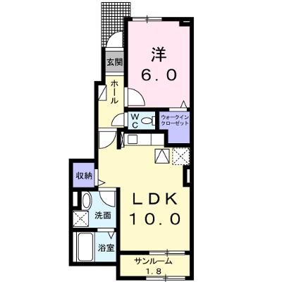 プルミエール　吉浜Ⅰ 102【管理NO：1-026887501-01020】 ★家具家電は申し込み後に搬入します★の物件画像