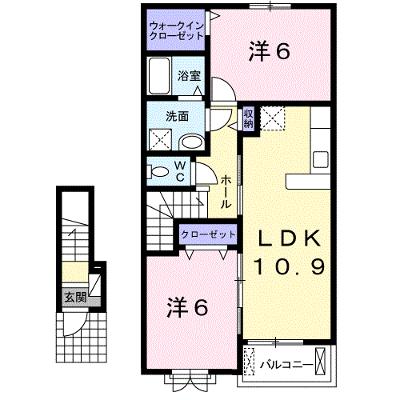 シャロームＫ 205【管理NO：1-024463301-02040】 ★家具家電は申し込み後に搬入します★ ★2026年09月上旬入居可能★の物件画像