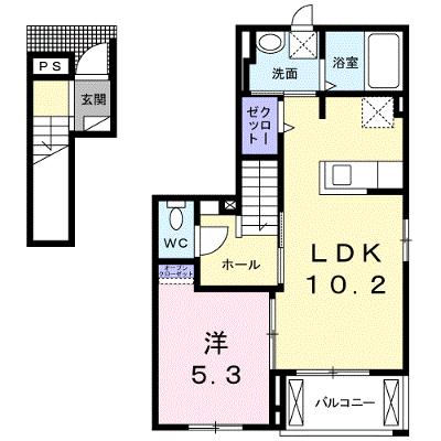 サンライズメゾン 201【管理NO：1-022042601-02010】 ★家具家電は申し込み後に搬入しますの物件画像