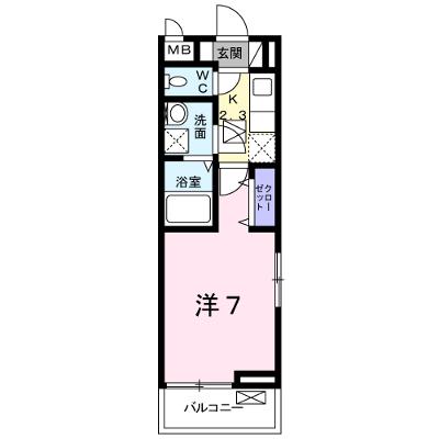 シャンドゥ　フルールⅣ 101【管理NO：1-021602901-01010】 ★家具家電は申し込み後に搬入します★ ★2026年09月下旬入居可能★の物件画像