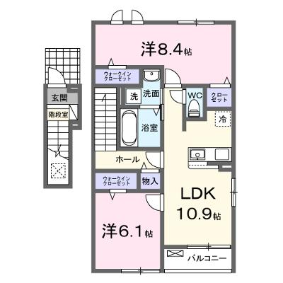 グリーシナ 201【管理NO：1-028449301-02010】 ★家具家電は申し込み後に搬入します 2026年12月上旬入居可能の物件画像
