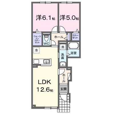 アウル　フォレスト 101【管理NO：1-028743001-01010】 ★家具家電は申し込み後に搬入します★ ★2027年02月上旬入居可能★の物件画像