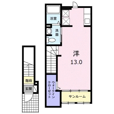 リヴェール 202【管理NO：1-020773401-02020】 ★家具家電は申し込み後に搬入します★の物件画像