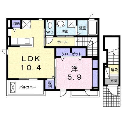 グランツⅡ 201【管理NO：1-023803602-02010】 ★家具家電は申し込み後に搬入します★ ★2026年09月上旬入居可能★の物件画像
