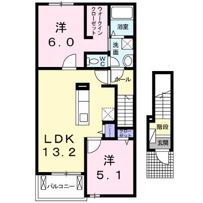 ビオーラ悠Ⅰ 202【管理NO：1-019639001-02020】 ★家具家電は申し込み後に搬入します★の物件画像