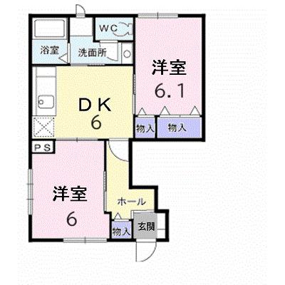 エテルネルＢ 101【管理NO：1-012403602-01010】 ★家具家電は申し込み後に搬入します★の物件画像
