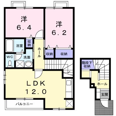 トランキール　弐番館 201【管理NO：1-010225402-02010】 ★家具家電は申し込み後に搬入します★ ★2026年08月下旬入居可能★の物件画像