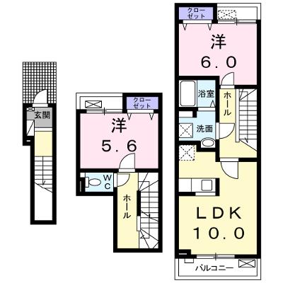ネロミロスＣ 202【管理NO：1-021299303-02020】 ★家具家電は申し込み後に搬入します 2026年08月上旬入居可能の物件画像