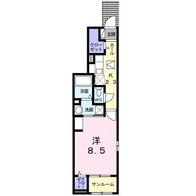 ユニゾン花月Ⅱ 101【管理NO：1-026458101-01010】 ★家具家電は申し込み後に搬入します 2026年08月上旬入居可能の物件画像