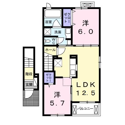 グリーンヒルⅢ 202【管理NO：1-024133501-02020】 ★家具家電は申し込み後に搬入します 2026年08月下旬入居可能の物件画像