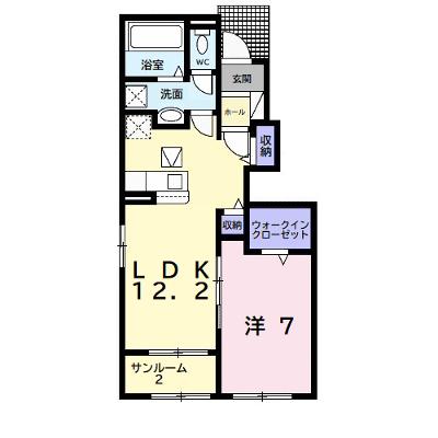 ベルゼル・Ⅰ 105【管理NO：1-026673201-01050】 ★家具家電は申し込み後に搬入します★ ★2026年08月下旬入居可能★の物件画像