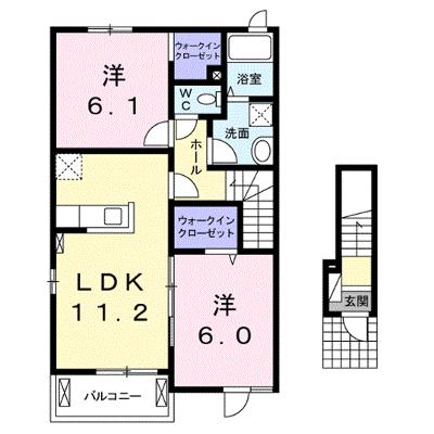 メゾン・レイクⅡ 201【管理NO：1-020514401-02010】 ★家具家電は申し込み後に搬入します 2026年07月下旬入居可能の物件画像