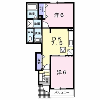 トゥインクルタウンＭ　Ⅱ 102【管理NO：1-013868902-01020】 ★家具家電は申し込み後に搬入します★ ★2026年08月下旬入居可能★の物件画像