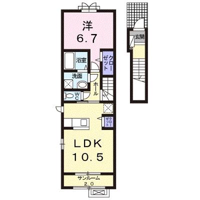 シャインパーク 205【管理NO：1-018768301-02050】 ★家具家電は申し込み後に搬入します★の物件画像