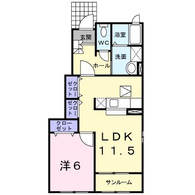 グランツ 101【管理NO：1-014705501-01010】 ★家具家電は申し込み後に搬入します 2026年07月下旬入居可能の物件画像