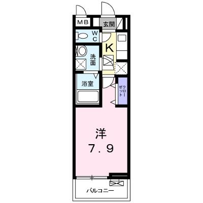 Ｂｅｌｌｅ　Ｆｌｅｕｒ 103【管理NO：1-023954001-01030】 ★家具家電は申し込み後に搬入します 2026年08月下旬入居可能の物件画像