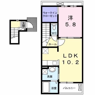 ヴィラ・ソレイユ 203【管理NO：1-017327701-02030】 ★家具家電は申し込み後に搬入します★ ★2026年08月下旬入居可能★の物件画像