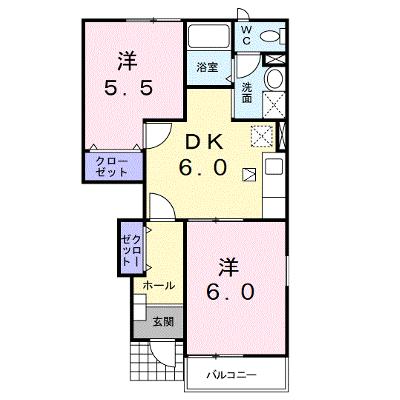 フィオーレⅠ 102【管理NO：1-012593801-01020】 ★家具家電は申し込み後に搬入します★の物件画像