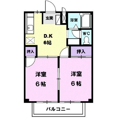 シャンポール 102【管理NO：1-002857201-01020】 ★家具家電は申し込み後に搬入します★の物件画像