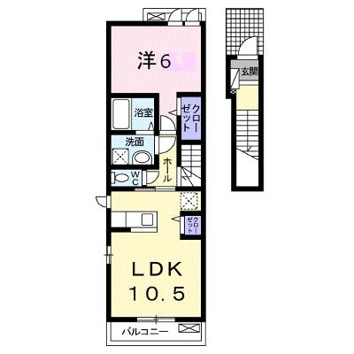 さらら 203【管理NO：1-021713501-02030】 ★家具家電は申し込み後に搬入します★ ★2026年08月中旬入居可能★の物件画像