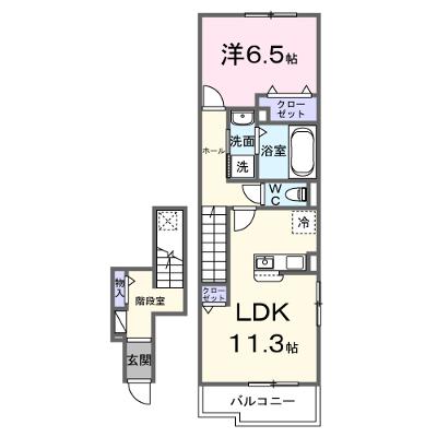 アッシャー 207【管理NO：1-028651601-02060】 ★家具家電は申し込み後に搬入します★ ★2026年09月上旬入居可能★の物件画像