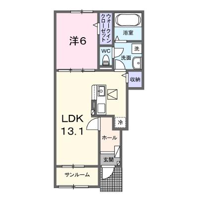 レガーロ　Ｂ 102【管理NO：1-026757302-01020】 ★家具家電は申し込み後に搬入します 2026年09月上旬入居可能の物件画像