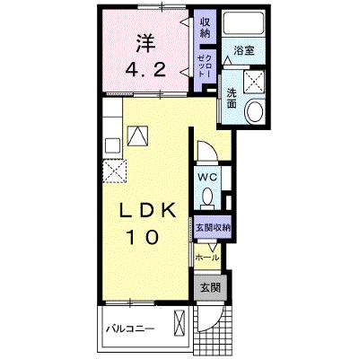 シャンドゥフルール 101【管理NO：1-021203901-01010】 ★家具家電は申し込み後に搬入します 2026年09月中旬入居可能の物件画像