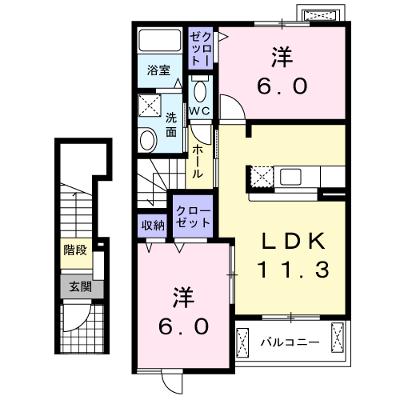エトワール・フィラントＡ 204【管理NO：1-018193001-02040】 ★家具家電は申し込み後に搬入します★ ★2026年08月下旬入居可能★の物件画像
