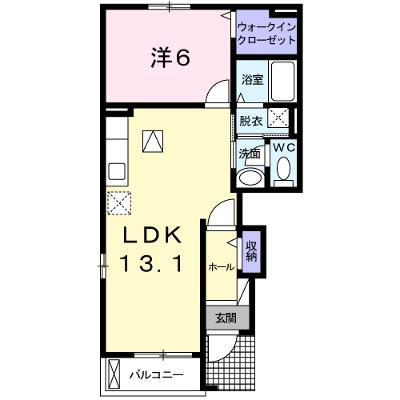 エスペラントボヌール 101【管理NO：1-016490801-01010】 ★家具家電は申し込み後に搬入しますの物件画像