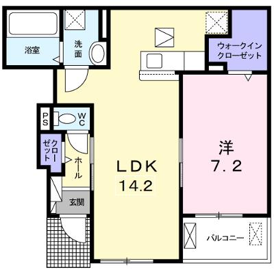 ラ・プランタン 102【管理NO：1-025522401-01020】 ★家具家電は申し込み後に搬入します 2026年07月下旬入居可能の物件画像