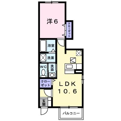 アルメールＢ 102【管理NO：1-013757502-01020】 ★家具家電は申し込み後に搬入します 2026年08月下旬入居可能の物件画像