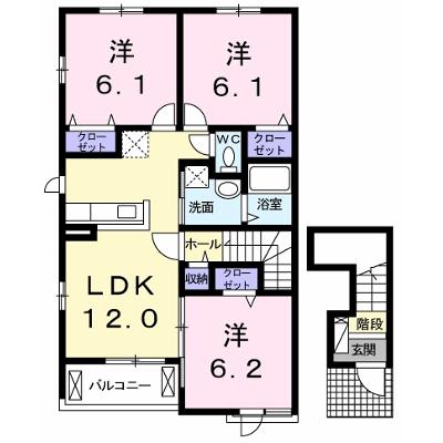 グランド・ソレイユ 201【管理NO：1-018838101-02010】 ★家具家電は申し込み後に搬入します★ ★2026年09月上旬入居可能★の物件画像