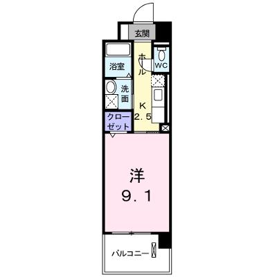ニューカレント 203【管理NO：1-014177601-02030】 ★家具家電は申し込み後に搬入します★の物件画像