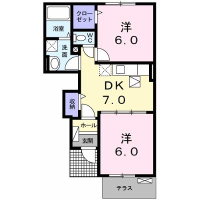 ラ・フレスクーラ　Ⅱ 102【管理NO：1-017426602-01020】 ★家具家電は申し込み後に搬入します★ ★2026年08月下旬入居可能★の物件画像