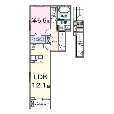 レジデンス寺地 205【管理NO：1-028100901-02040】 ★家具家電は申し込み後に搬入します★の物件画像