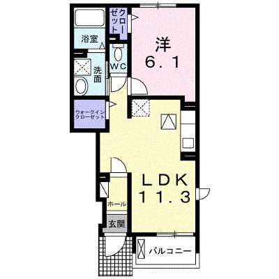 オルタンシア　Ⅱ 102【管理NO：1-026883802-01020】 ★家具家電は申し込み後に搬入します★の物件画像