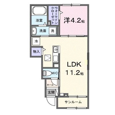 メゾン　ボーテ 104【管理NO：1-028632201-01040】 ★家具家電は申し込み後に搬入します★ ★2026年09月中旬入居可能★の物件画像
