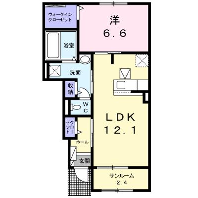 グラン・ア－ブル　Ⅱ 103【管理NO：1-025502502-01030】 ★家具家電は申し込み後に搬入します★の物件画像