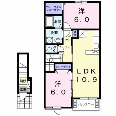グレイスヴィラＣ 203【管理NO：1-020234001-02030】 ★家具家電は申し込み後に搬入します★の物件画像