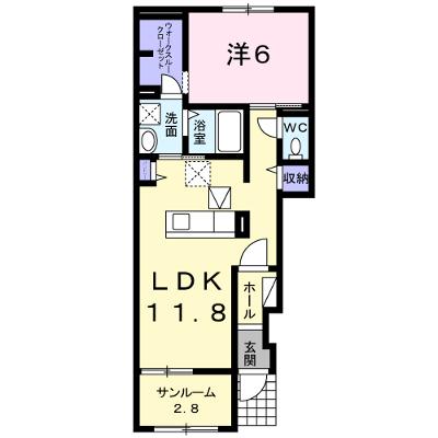 リヴェール恋町　Ⅰ 103【管理NO：1-022359401-01030】 ★家具家電は申し込み後に搬入します★の物件画像