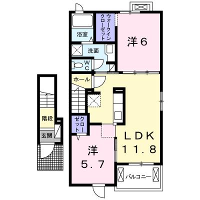 ハピネス・ベルＢ 204【管理NO：1-021177102-02040】 ★家具家電は申し込み後に搬入します★ ★2026年09月中旬入居可能★の物件画像