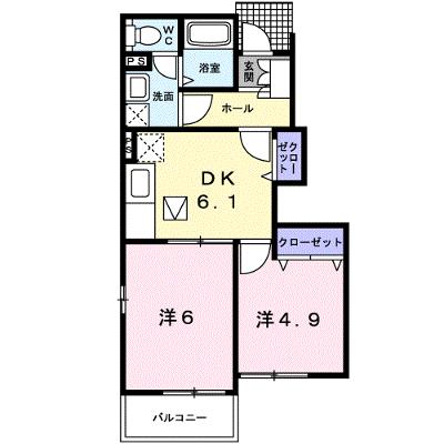 アルモニー 102【管理NO：1-014393001-01020】 ★家具家電は申し込み後に搬入します 2026年08月下旬入居可能の物件画像