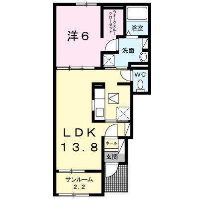カーサ　エスペランサ 102【管理NO：1-022156201-01020】 ★家具家電は申し込み後に搬入します 2026年07月下旬入居可能の物件画像