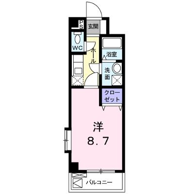 メゾン・彩Ⅴ 312【管理NO：1-014866601-03100】 ★家具家電は申し込み後に搬入します★ ★2026年08月下旬入居可能★の物件画像