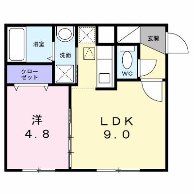 ＬＵＮＡ　ＣＬＡＲＩＳ　菊水 201【管理NO：1-099472801-02010】 ★家具家電は申し込み後に搬入します 2026年08月下旬入居可能の物件画像