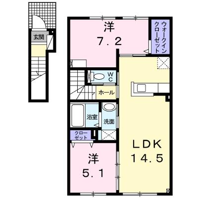 プライム　メゾン 201【管理NO：1-022426401-02010】 ★家具家電は申し込み後に搬入します★ ★2026年08月下旬入居可能★の物件画像