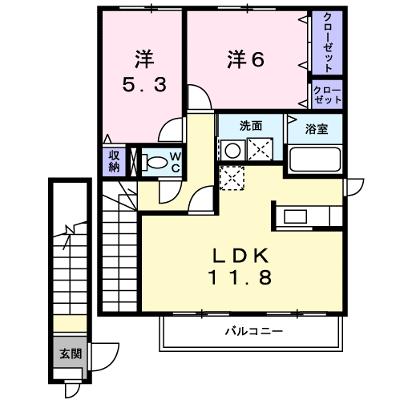 パレス榎本 204【管理NO：1-011255101-02040】 ★家具家電は申し込み後に搬入します 2026年08月下旬入居可能の物件画像