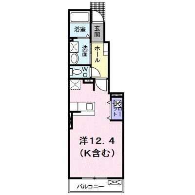エヴァーグリーン 101【管理NO：1-014790101-01010】 ★家具家電は申し込み後に搬入します★ ★2026年08月下旬入居可能★の物件画像