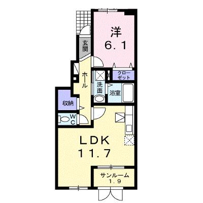 プログレスＢ 103【管理NO：1-022196002-01030】 ★家具家電は申し込み後に搬入します★ ★2026年08月下旬入居可能★の物件画像